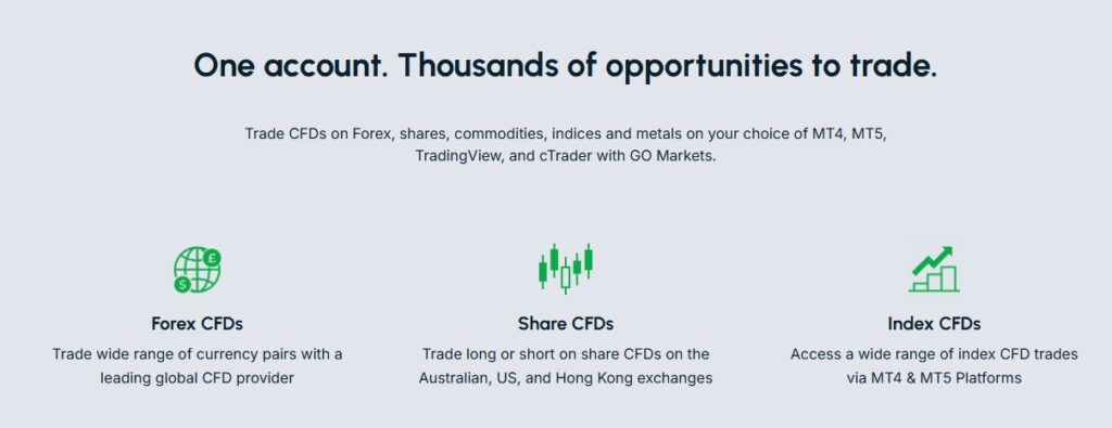 GO Markets Trade
