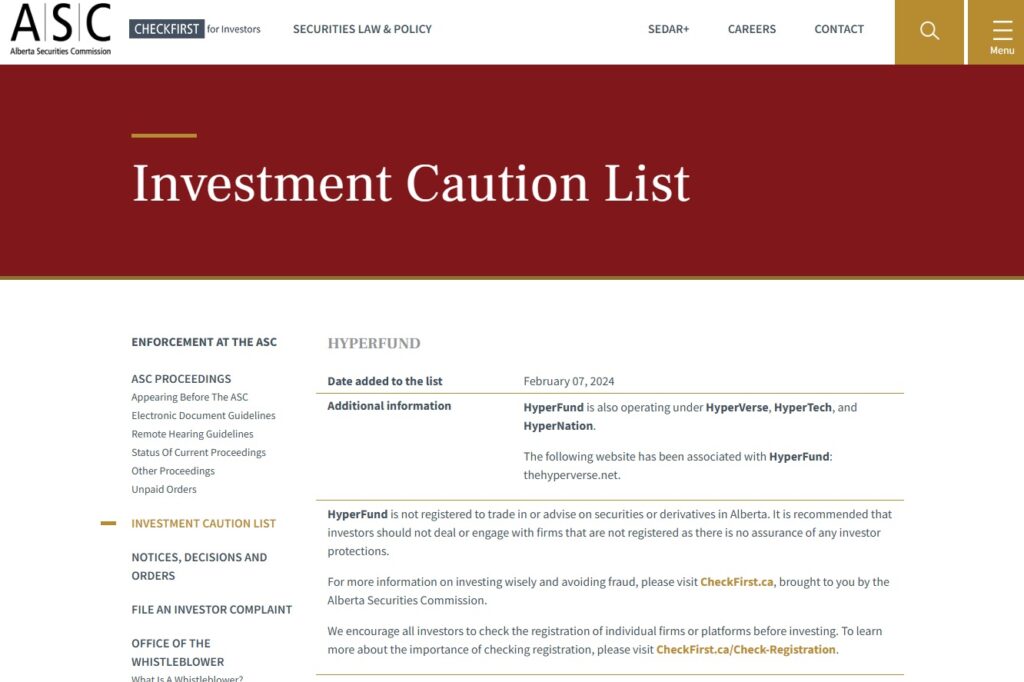 HyperFund-ASC-Warning